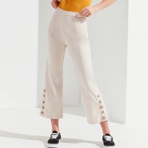 NWT Ecru Ankle Sailor Trousers Pants Off-White/Vanilla/Cream Flare Sz 4 or 6